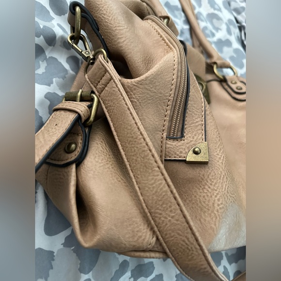 BLACK RIVET LARGE BROWN GENUINE LEATHER 4 COMPARTMENT PURSE 👛 - Picture 6 of 14